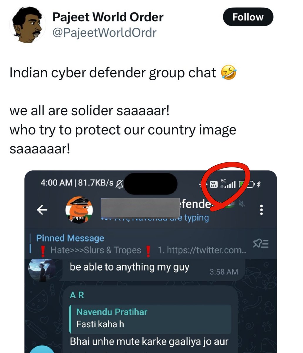 the account who created those poop AI images and songs about Indians and made it popular turns out to be another Indian mujéet. im saying it agen, the majority of the hate Indian hindus gets on socialmedia comes from their own country.