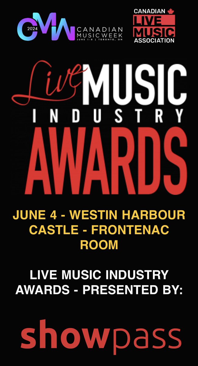 Just announced! 
The Host for the 
Live Music Industry Awards happening at this year’s @CMW_Week is 
Juno Award winning rapper
 Haviah Mighty (@haviahmighty) #CMW2024 #LMIA @WestinToronto