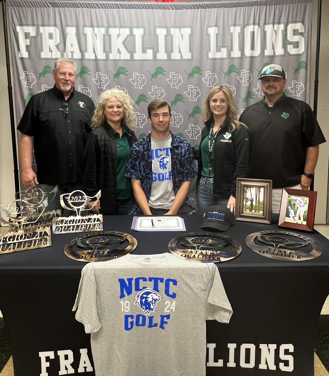 Congratulations to Ryan Tucker! Ryan has signed a commitment letter to play golf at North Central Texas College! ⛳️