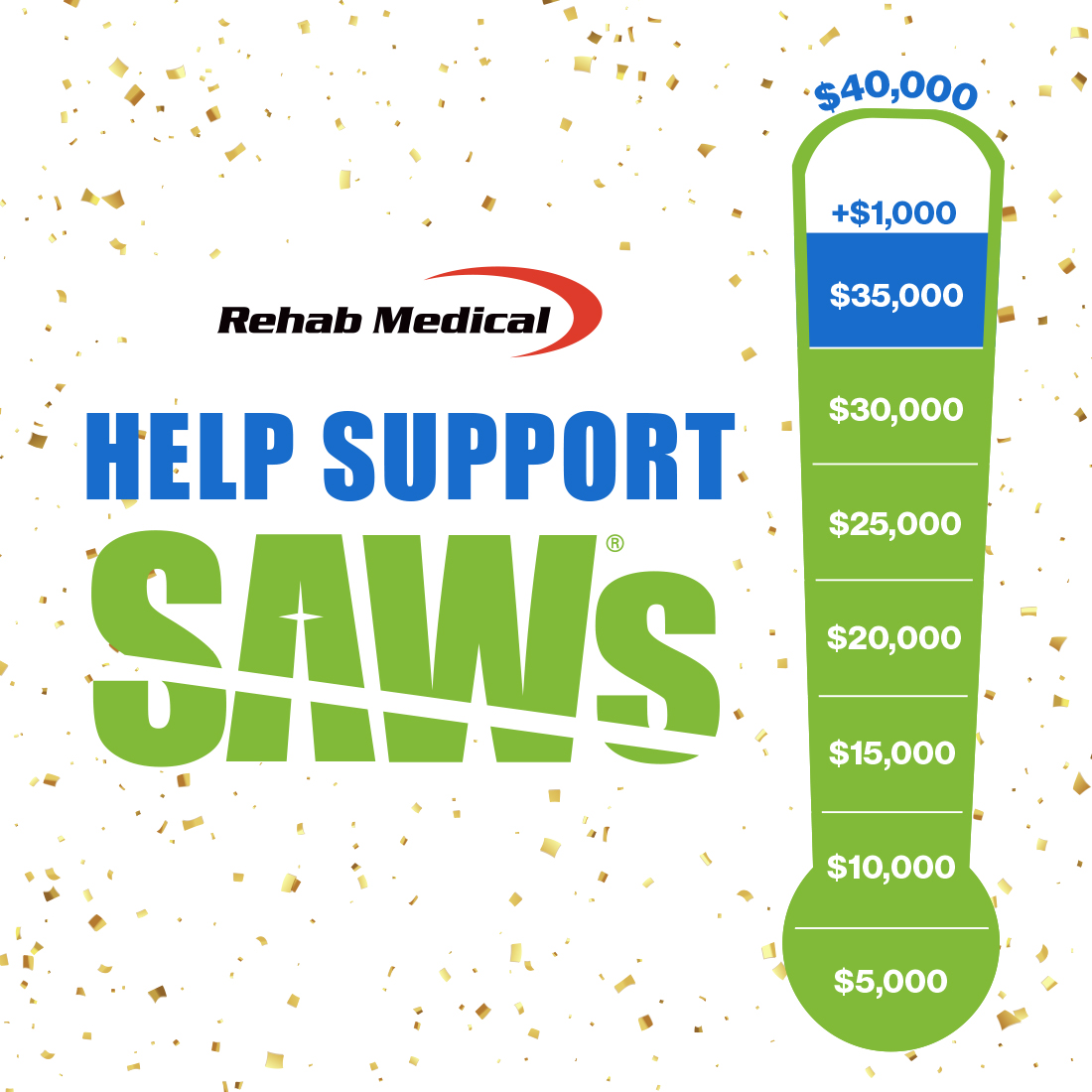 Support @SAWsRampsIndy in their cause to provide accessibility for all! They've nearly reached 80% of their $40,000 goal. Browse the silent auction to show support. bit.ly/44h1DiM #ImproveLives #RehabCares #AccessibilityMatters #GivingBack #SAWs4000 #RampUp4000 #Donate