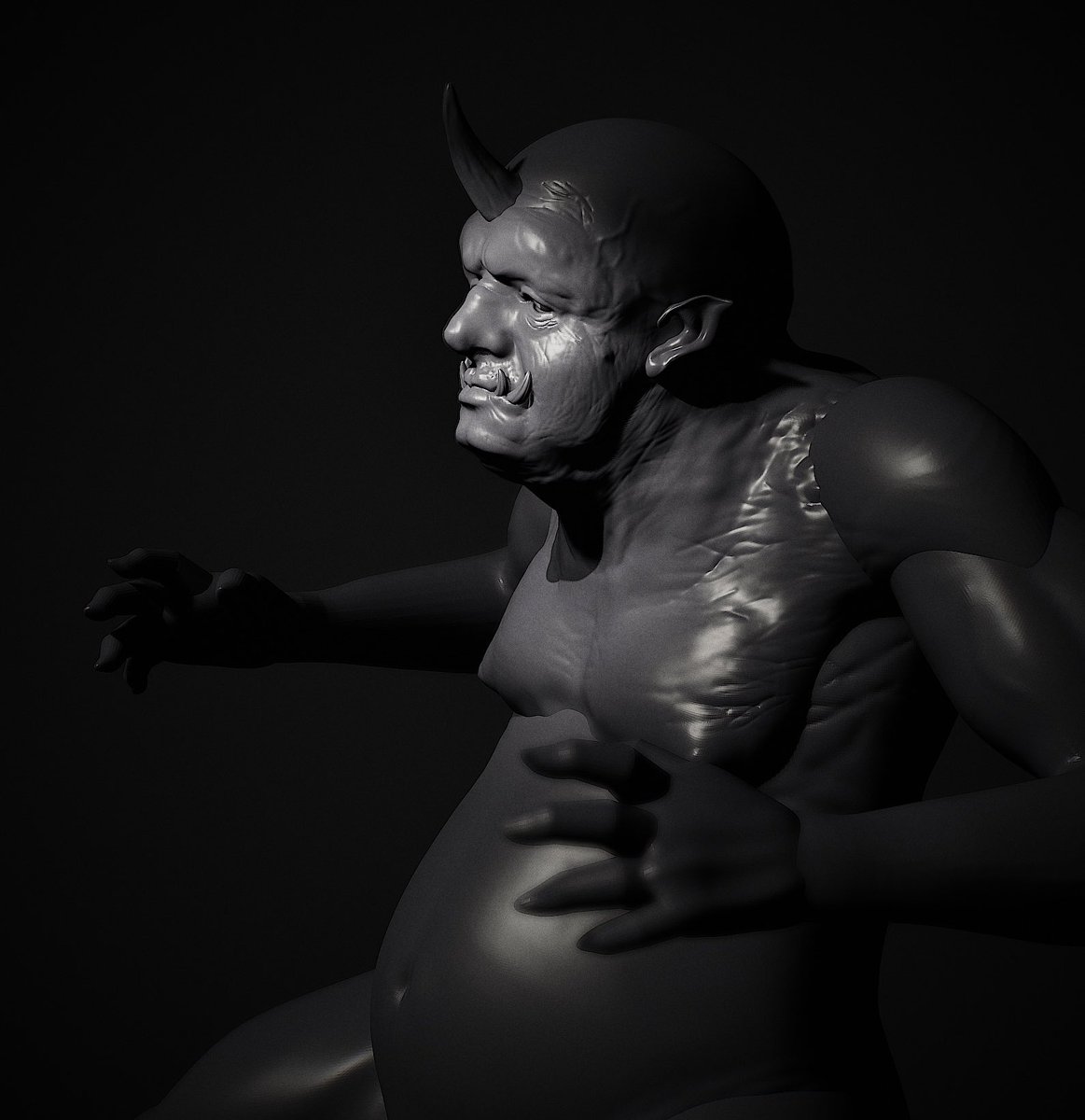 BozzSculptz's tweet photo. W.I.P ☁️
3D sculpt by @BozzSculptz 
#3d #3DCG #nomadsculpt #zbrush #art https://t.co/WrPkEKyanM