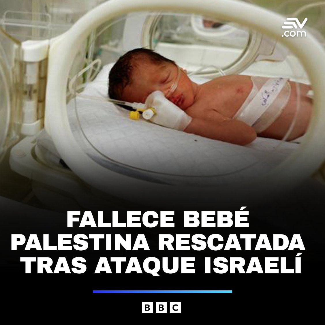 #Noticias | 🔴 Una bebé palestina, salvada del vientre de su madre tras un ataque israelí, fallece dejando dolor a su familia y a la comunidad internacional. Más detalles ➡ bit.ly/3y1XIdf