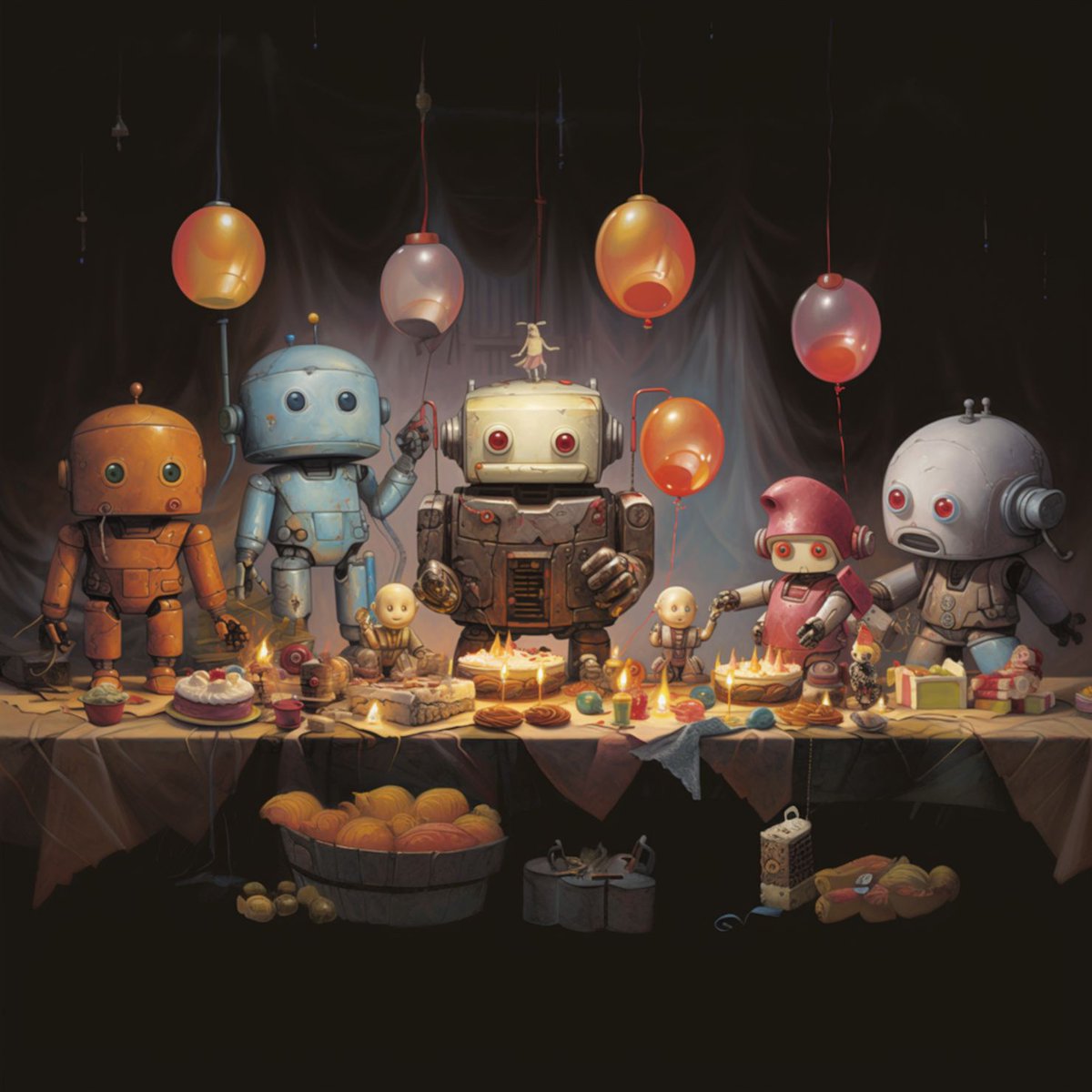 Robots, check. Cake, check. Party essentials, check! Shop our selection of birthday cards, mugs, napkins, and plates to create the ultimate robot-themed celebration. #BirthdayBash #RobotLove 🎂🎁 zazzle.com/collections/bo…