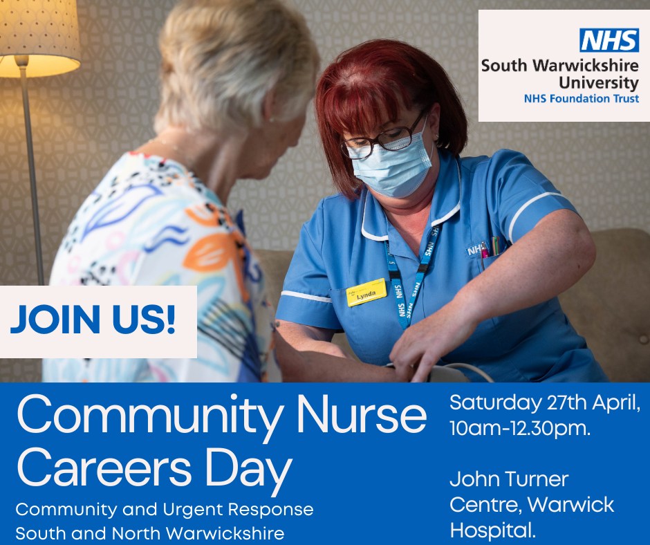 TOMORROW - Community Nurse careers open day! Saturday 27th April, 10am-1pm📍 Share with friends/colleagues!🌈⁠ If you're looking for a change, discover exciting job opportunities in Community Response and Urgent Response and meet the friendly teams!👉🌟 ⁠#NHS #nurse #careers