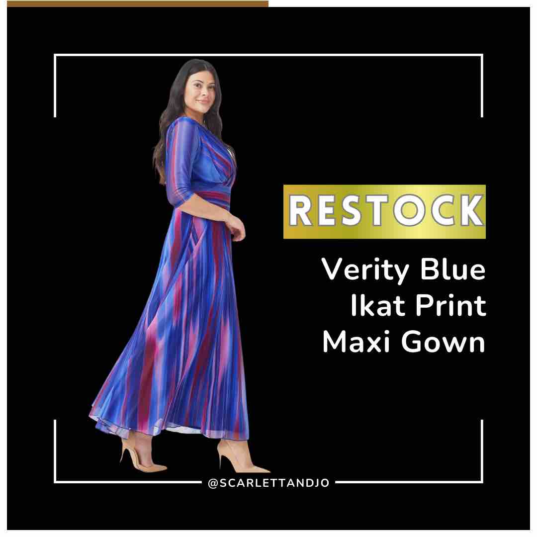 🌟 RESTOCK ALERT 🌟

Verity Blue Ikat Print Maxi Gown

BACK IN STOCK - SIZES 14-32

Kayleigh is a size UK16 and 5ft 11ins / 180cm

👗 Shop New Arrivals ow.ly/T5ZR50RoKrn

#plussizefashion #plus #curvy #bodypositive #fashion #plussizestyle #styleandcurve #curvyfashion