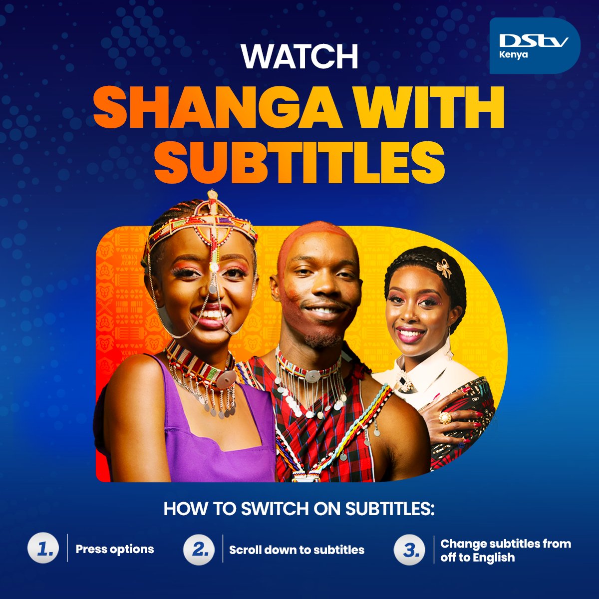 Did you know you can now watch Shanga with subtitles? It's as simple as; ✔️ Press options on your remote ✔️ Scroll down to subtitles ✔️ Change subtitles from off to English #ShangaOnMMP | Maisha Magic Plus Ch. 163 | Weeknights | 8 pm