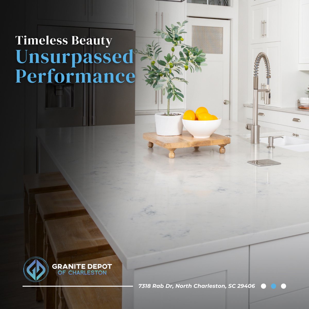 Elevate your new design to new heights with premium stone countertops. Stop by today for your free estimate.

#countertops #granitecountertops #granitefabrication #quartzitecountertops #marblecountertops #quartzcountertops #quartzite #granite #kitchencountertops #kitchenislan ...