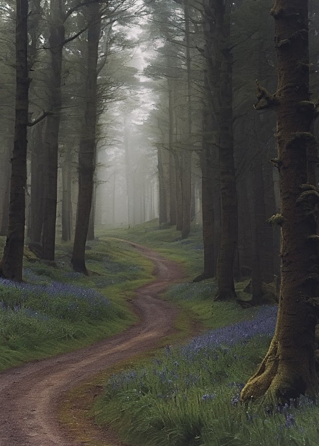 Dim lot o siâp ar y tywydd ffordd hyn heddi…ond ma’r goedwig wastod yn le da i fynd ta beth yw’r tywydd💚💜 Useless weather here all day today…but the forest is always a good bet whatever the weather💚💜