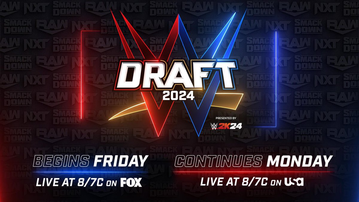 It’s Friday…and yes, there is an #NFLDraft going on… But TONIGHT…the #WWEDraft kicks off on #SmackDown!!! Who do YOU think is going Number 1 tonight?? @CheezeTalk_Pod @BuiltDifferentP @sportstalkingit @jillsteet05 @gh05tn0b1e @WWENXTGuy @WWEGareth @JohnHansel14