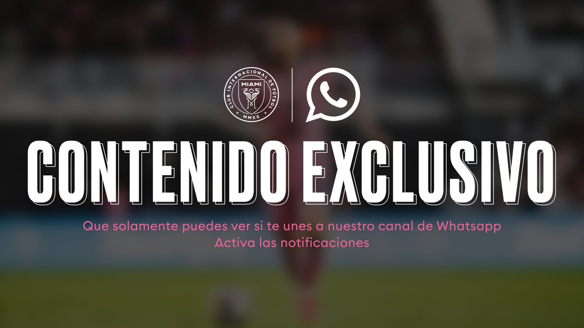 📲 Unlock exclusive content! Join our WhatsApp channel for behind-the-scenes access, the best stickers, and more: intermiamicf.co/WhatsApp