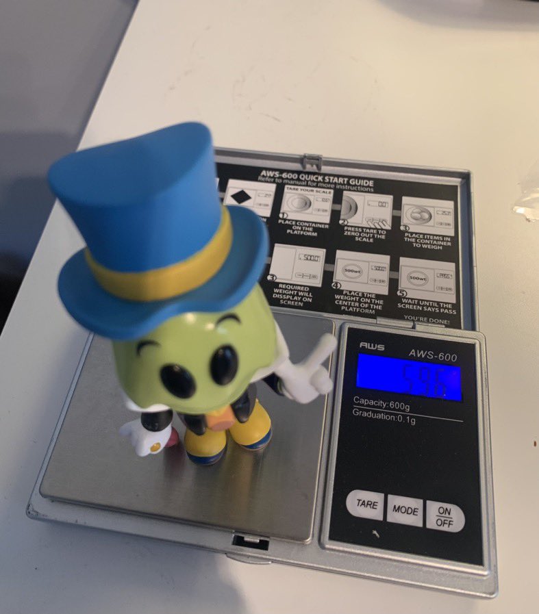 An awesome follower was kind enough to share Common/Chase weights for the brand new C2E2 2024 Box Lunch Excl. Disney’s Jiminy Cricket Funko Soda. Very minor with a range of 132g - 132.7g w/can. #Funko #FunkoSoda #FunkoPOPVinyl #FunkoPOPs #FunkoSODA #Disney #C2E2 #Collectibles