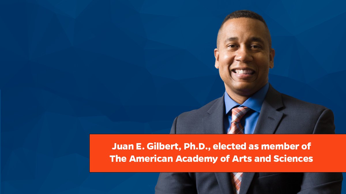 Congratulations to Juan E. Gilbert on his election to The American Academy of Arts and Sciences. See below for the full story: news.ufl.edu/2024/04/gilber… @DrJuanGilbert