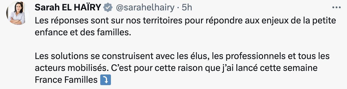 On avait déjà eu droit à 'France travail'
Voici 'France Famille'
Ces relents très années 30 🤢