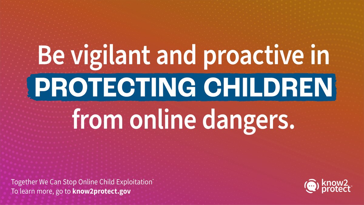 If a child tells you that something made them uncomfortable online, you can report an incident by visiting know2protect.gov/How-to-report. #StaySafe #K2P