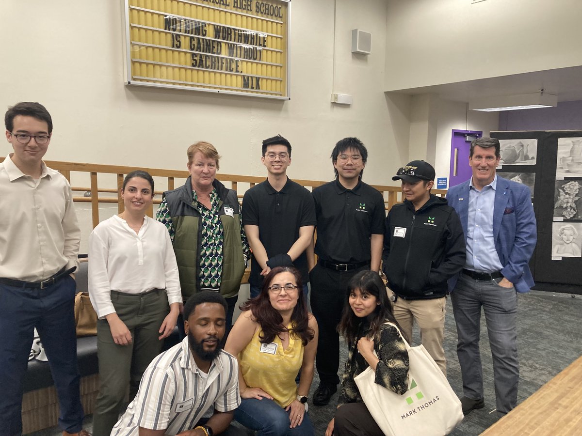 MarkThomas_Co's tweet image. We had a great time at the 29th Annual Model Bridge Competition at Oakland Technical High School earlier this month! See more: tinyurl.com/2k5tt585 #WeAreMarkThomas #OaklandTech #EngineeringAcademy #OT #Bulldogs #WelcomeToTheDawghouse