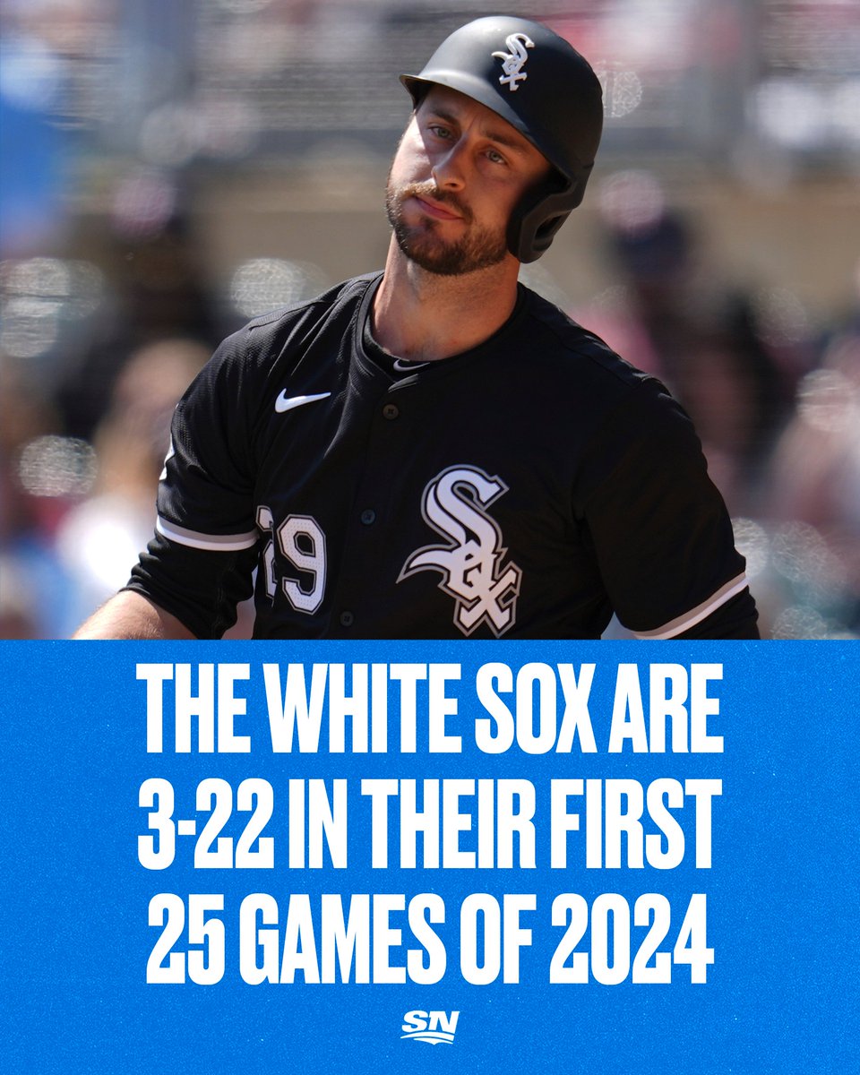 Tough times for the White Sox. 😐