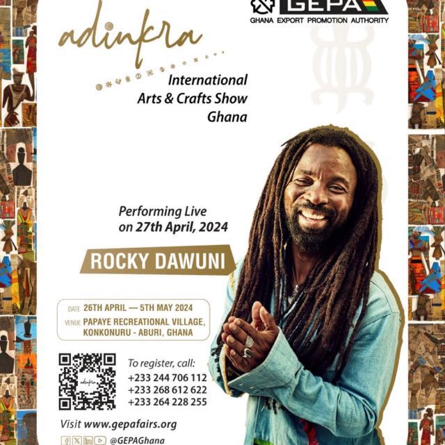 In the evening, come experience Grammy nominated artist @RockyDawuni