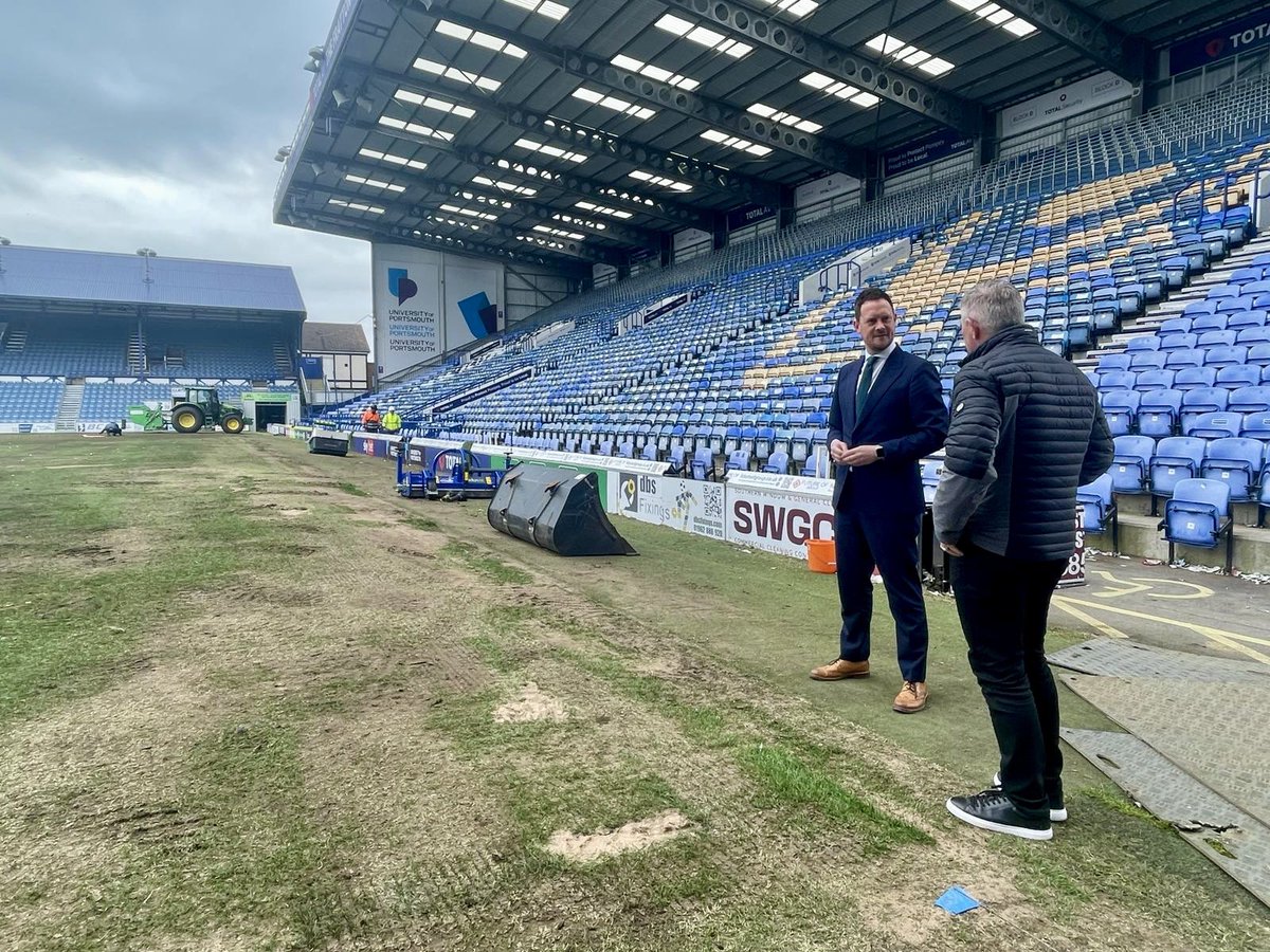 With @Pompey doing so well on the pitch, it was great to visit the football club again today to see the recent stadium redevelopment and the opportunities for further growth👇🏻 stephenmorgan.org.uk/city-mp-visits…