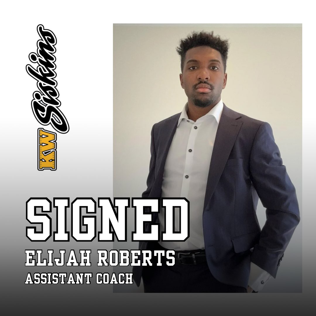 🚨SIGNING ALERT🚨 We have signed Elijah Roberts as our assistant coach for the 2024/25 season! Elijah finished playing with TMU. He spent 5 years in the OHL, with the Kitchener Rangers & Niagara Ice Dogs. He has worked to develop youth as athletes and people. Welcome Elijah!