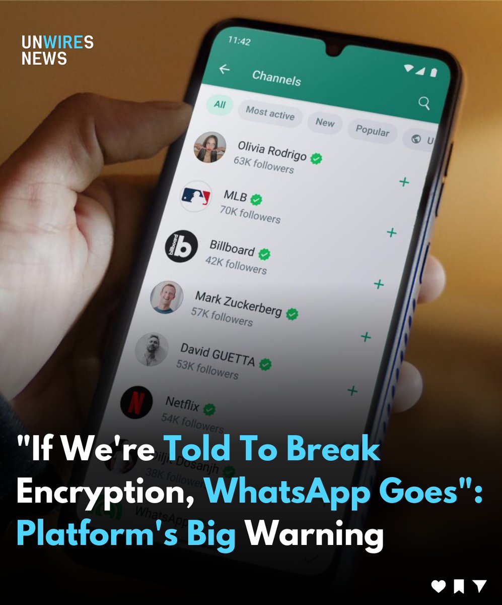 WhatsApp draws a line in the sand, threatening to leave India over encryption dispute. Privacy vs. Regulation: Who will prevail?
Source : @ndtv 

#WhatsApp #DelhiHighCourt #PrivacyPolicy #whatsappdown #technology #unwiresnews