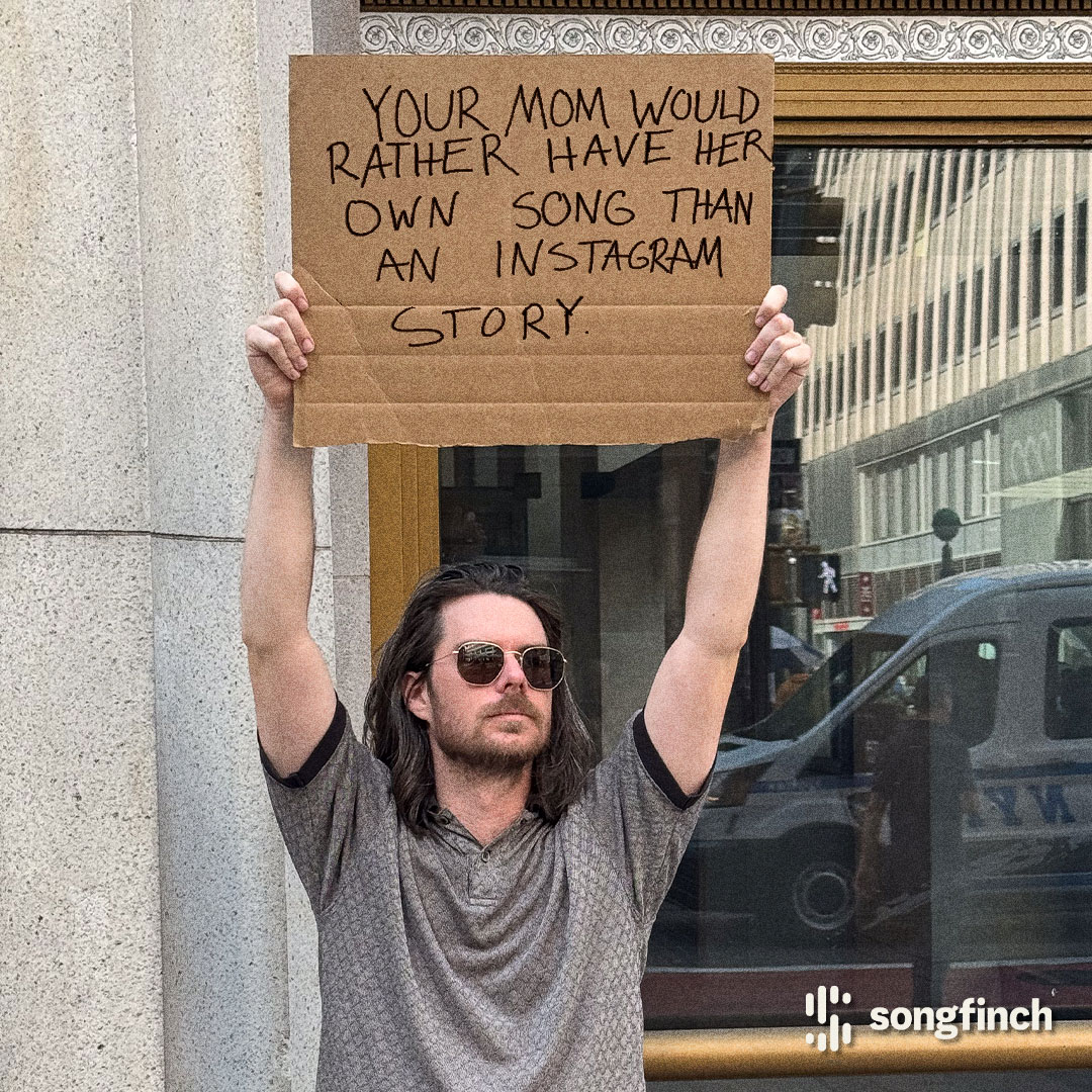 songfinch's tweet image. Sorry not sorry 🤪  

Use code "MOM30" at checkout on Songfinch, then drop us a comment using only emojis to show your excitement for your Mother's Day winning gift 🤗 

*code MOM30 valid through 04/28/24*
#mothersday #signguy #momsday #giftsformom #giftsforher