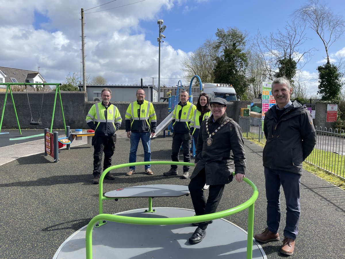 Recently I was delighted to officially reopen the play parks at the Community Centre and St Davog's in Belleek following improvement works.

These works are part of the Council's Play Park Strategy.

To read more👉tinyurl.com/3x6ps9vu