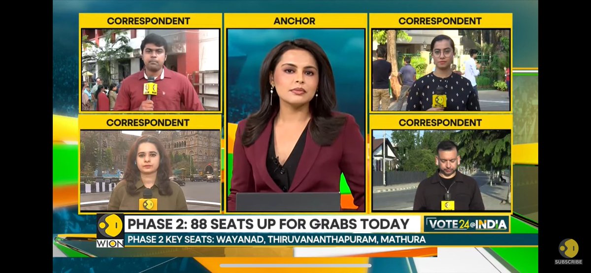 Wrapping up Phase-2 of the Lok Sabha with our star reporters fanned out across key locations in India. @disha2791 @sdhrthmp