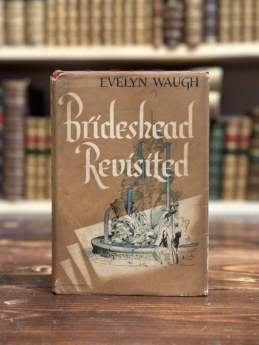 Ought we to be drunk every night?’ Sebastian asked one morning.’
‘Yes, I think so.’
‘I think so too.’
Our copy of Brideshead Revisited is an early American edition.
#henrypordesbooks #charingcrossroad #evelynwaugh #bridesheadrevisited #rarebooks