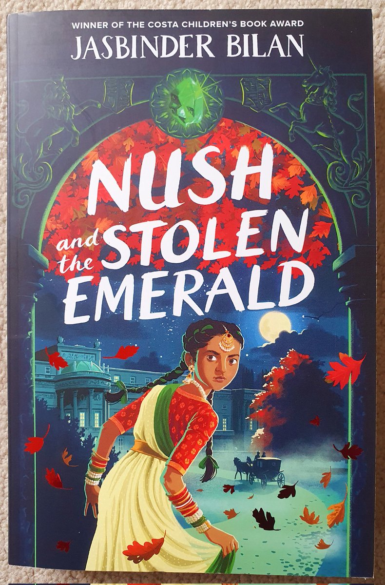Nush and the Stolen Emerald by @jasinbath (front cover by David Dean) is a fantastically exciting adventure story set in Jaisalmer and London during the 19th century. Touches on many areas, family dynamics, equality, colonialism, with a very deft touch. A great book for Y5/6.