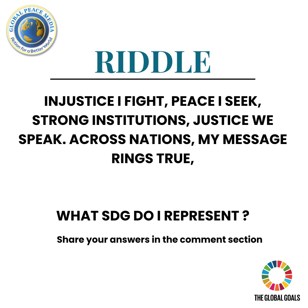 Let's see how well you know the SDGs.

Can you guess the SDG I stand for? 🌍💬 

#GlobalGoals