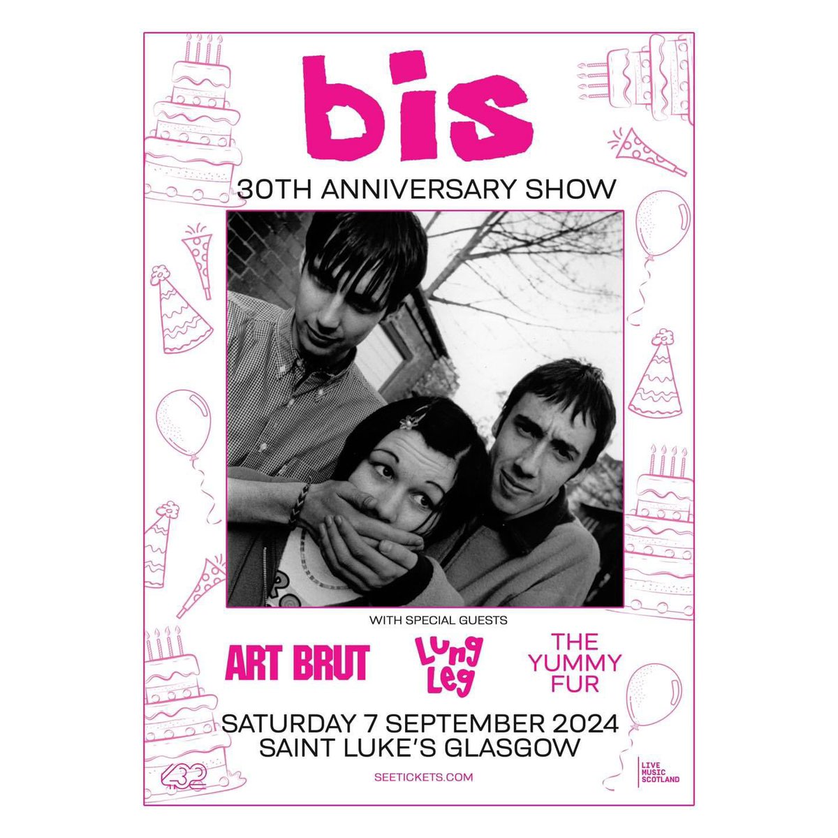 Woah, ticket sales are in for first few days 😮 Maybe it wasn’t so silly @johndisco saying it was such a good lineup it should be at Barrowland Ballroom 😜 Come party 🥳 432presents.seetickets.com/event/bis-30th…
