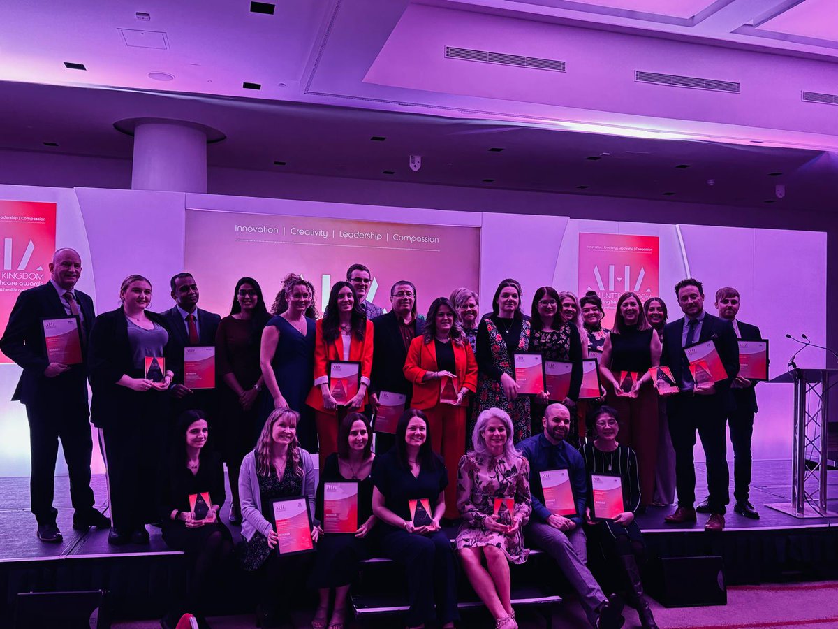 Congratulations to our #AHAwards winners & thanks to all our sponsors & supporters! @IBMScience @ahcsuk @WGHealthandCare @healthdpt @NHSEngland @ipemnews @BAPO2 @WeHCScientists @CSOSue @warner_md @RuthCr @DeeARipley