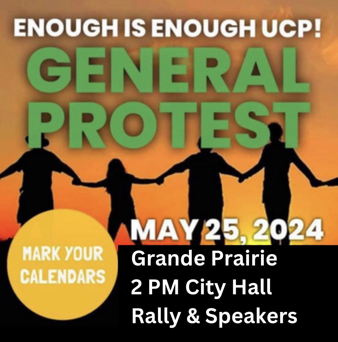 Save the date for the local Grande Prairie rally ⬇️⬇️⬇️ #enoughisenoughUCP