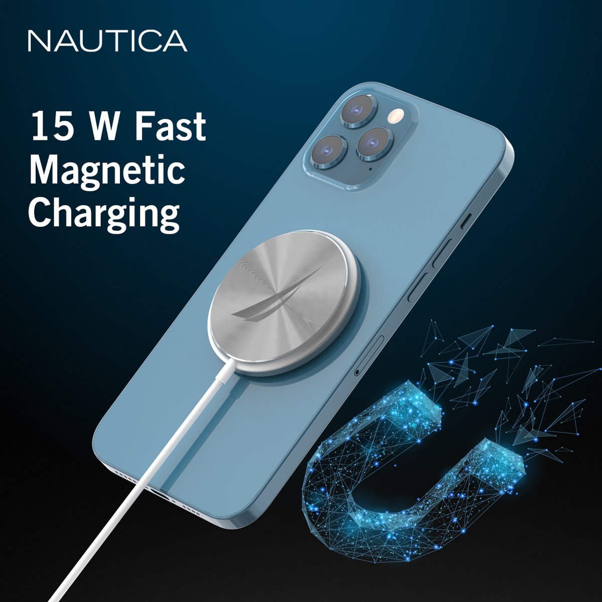 Experience the speed of innovation with our Nautica 15W Fast Magnetic Charging! Effortlessly power up your devices in no time, keeping you seamlessly connected to your world. #Nautica  #StayConnected #FastCharger #MagneticCharging
Order Online: zurl.co/xk3n