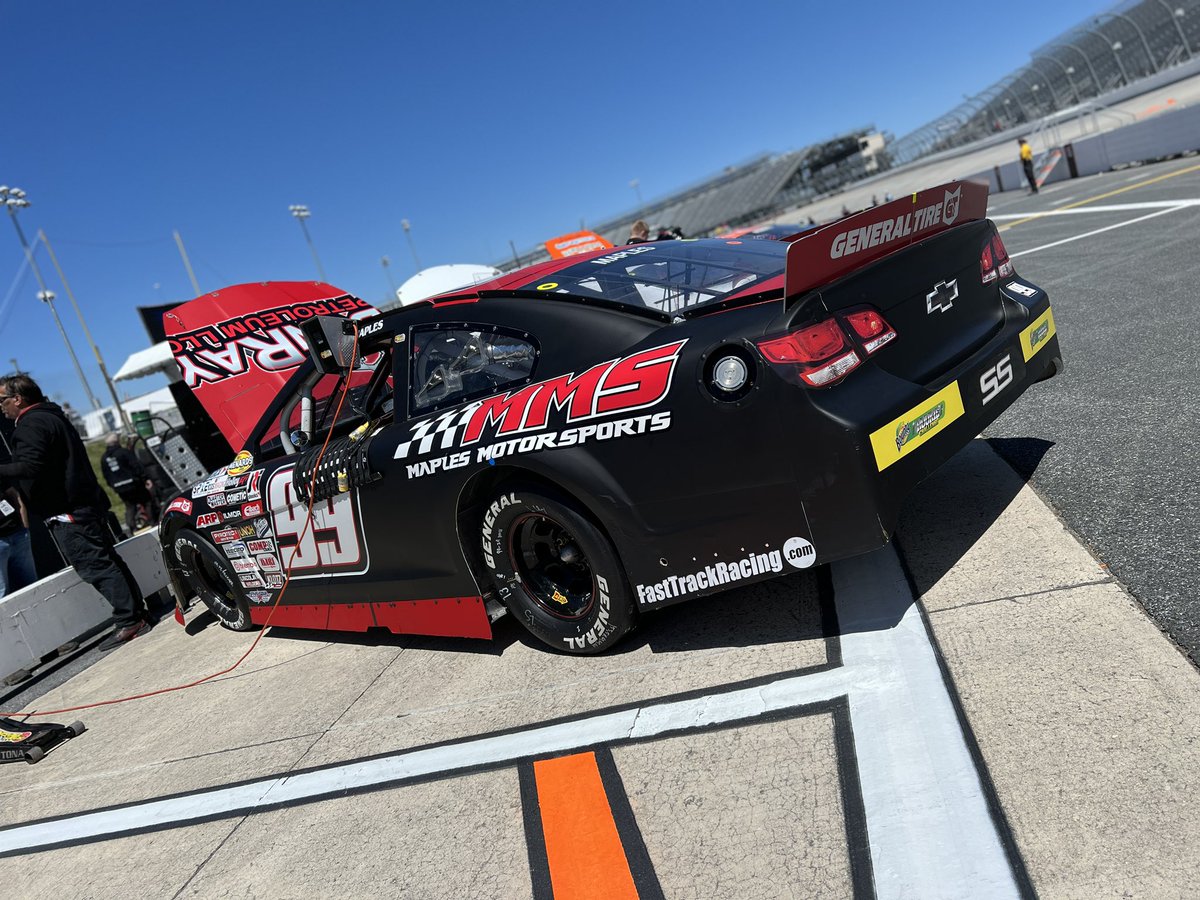 Practice is starting now here in Dover! Follow along on arcaracing.com/race-center-am…. 

10 - Ed Pompa @HytorcNY/ @DoubleHRanch/ Infinite Aggregates
11 - @ZacharyTinkle Racing for Rescues
12 - Mike Basham NASCAR Technical Institute
99 - Maples Motorsports