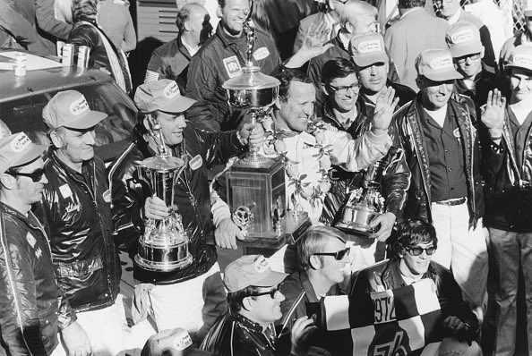 1972 #DAYTONA500
@DAYTONA

A.J. Foyt leads 167 of the race’s 200 laps en route to the team’s fourth victory in the event.