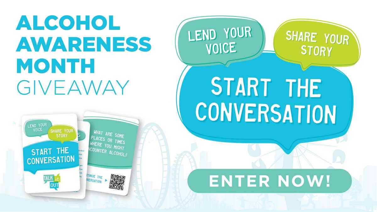 Tick-tock! 🕐 Alcohol Awareness Month is almost over, but there's still time to win amusement park tickets with #TiONCSweepstakes. Enter now & make a difference!
bit.ly/48rXhH3

#StartTheConversation #TalkItOut