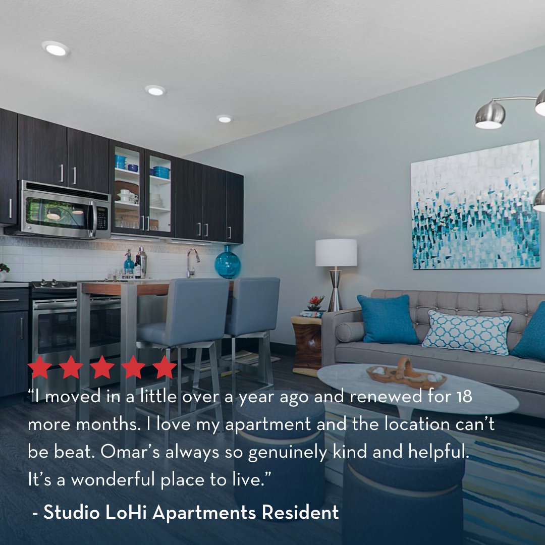 Looking for a great place to live in Denver? Check out Studio LoHi Apartments! And thank you to our wonderful resident for their kind words. 👏

#studiolohi #DenverApartments #FiveStarLiving #apartmentcommunity #luxuryapartments #apartmenttour #nowleasing #ResidentTestimony