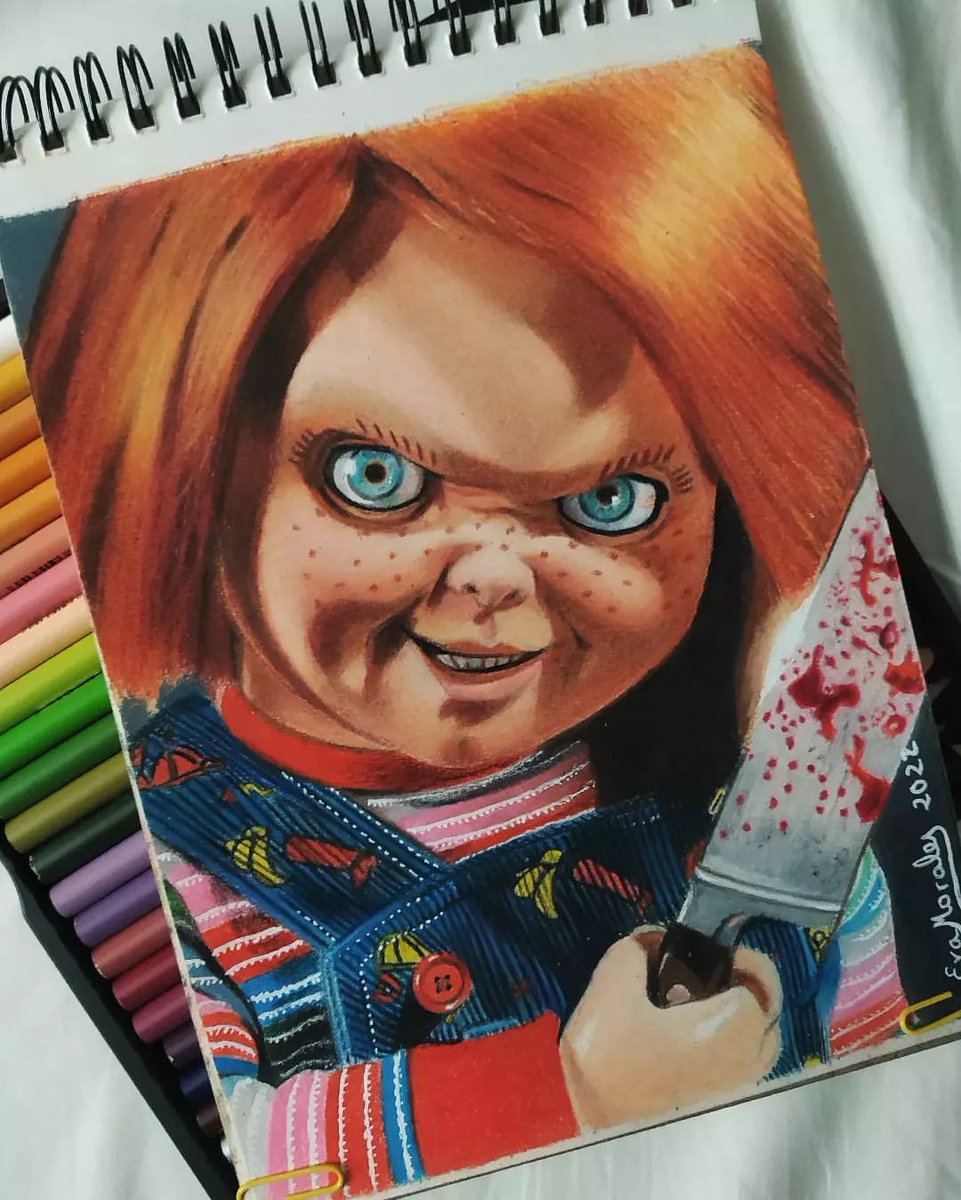 A #Chucky masterpiece 🔪 (🎨: IG/eva_artist)