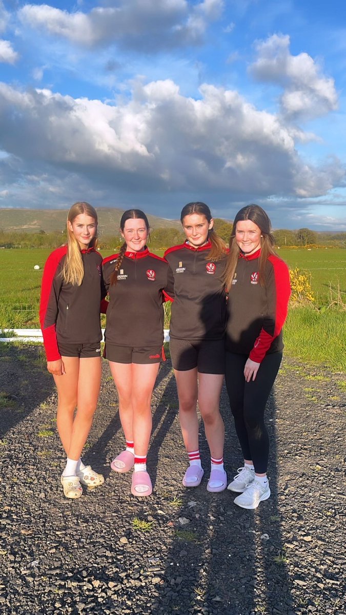 Best of luck to @DerryCamogie1 u16s and management in their Ulster Camogie Championship final tomorrow!🔴⚪️ A special mention to our 4 Bellaghy camogs - Anna, Laoise, Caitlin, Hannah & manager Paddy! 📍Tir na nOg, Randalstown ⏱ 1 PM #SDgaelic #borntoplay