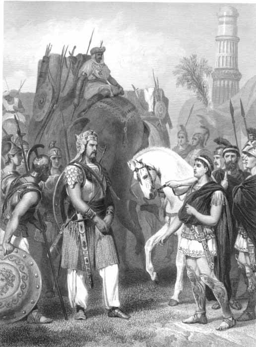 They made Porus a Panjabi Aryan who was described as 7'2 Aryan into a Indian Darvadian. Porus is NOT Indian he was native to Jehlum in the Panjab in modern-day Pakistan. This is an absolute massacre of history.