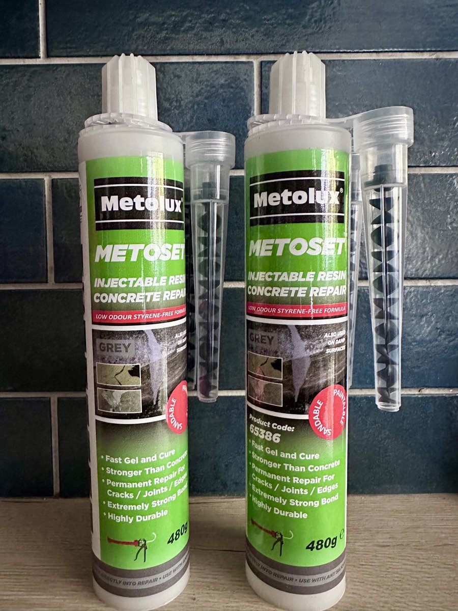 Cracks in your render and masonry? You need Metoset. This stuff is superb.