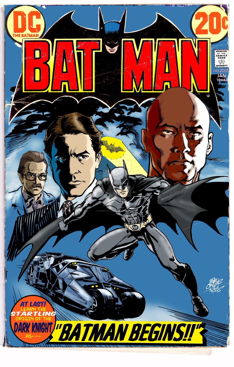 Artist Mike Collins shows us what Batman Begins would have looked like as a comic book in the 70s? 
#Batman  #DarkKnight #comicbooks