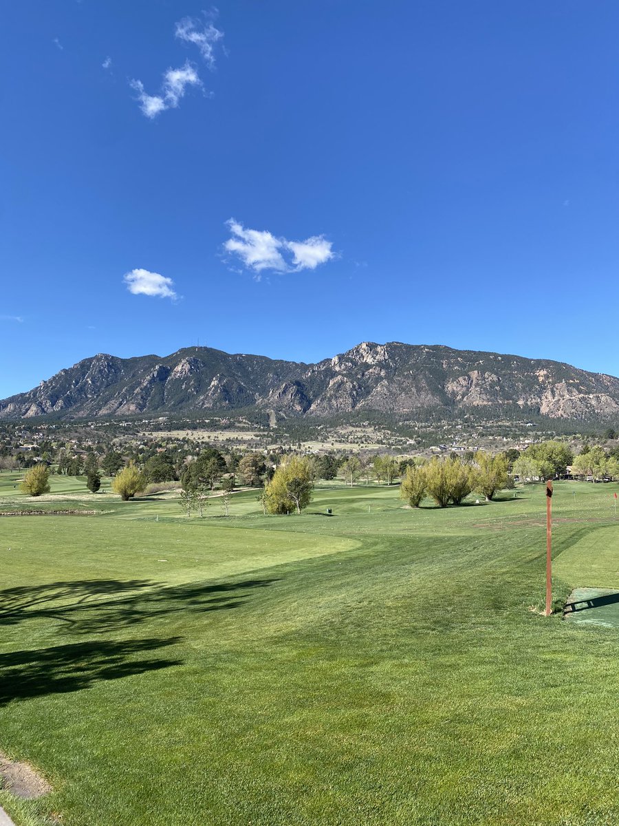 Great day to shoot 18 over 😎