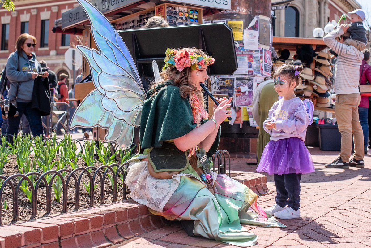 Tulip Fairy &amp; Elf Festival remains scheduled for this Sunday, April 28th from 1-5 PM - we can't wait to celebrate the fully bloomed tulips on the Pearl Street Mall! See you then, fairies &amp; elves ✨🌷🌈🧚‍♀️
Learn more: boulderdowntown.com/events/tulip-f…