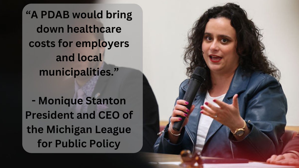 Last week League's @moniquemstanton participated in a town hall with #MILeg representatives & experts to discuss prescription drug affordability & need for a Prescription Drug Affordability Board (#PDAB) in #Michigan. Watch the town hall: bit.ly/3UkkMf1 @ctphealthcare
