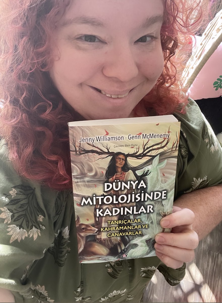 It's #ForeignEditionFriday. Here we are holding copies of the Turkish edition of #WomenOfMyth. We are so excited to see our book translated into other languages. It feels like an unreal dream to hold this in our hands. Also, it's in paperback in Turkey!