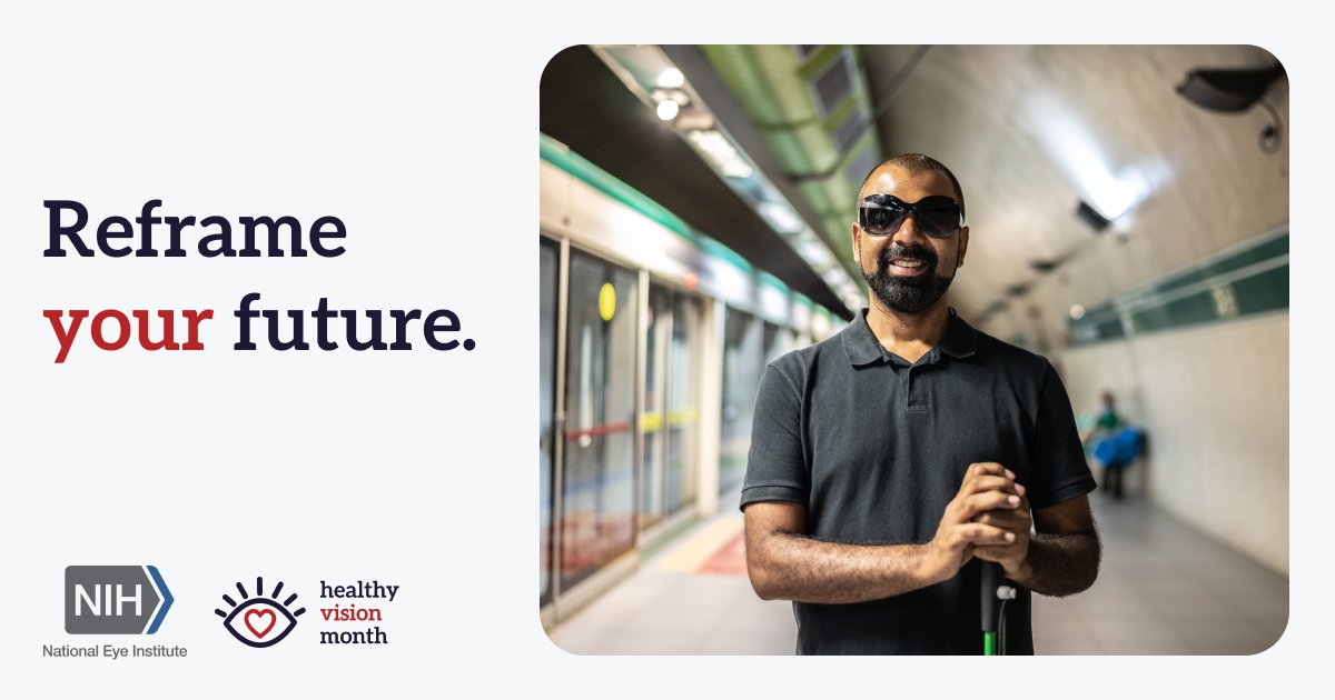 May is #HealthyVisionMonth AND #MentalHealthAwarenessMonth! Join @NatEyeInstitute in spreading the word about the connection between vision loss and mental health. Use these resources to get started: nei.nih.gov/HVM 
#EyeHealthEducation #MentalHealthMonth @VisionServeA