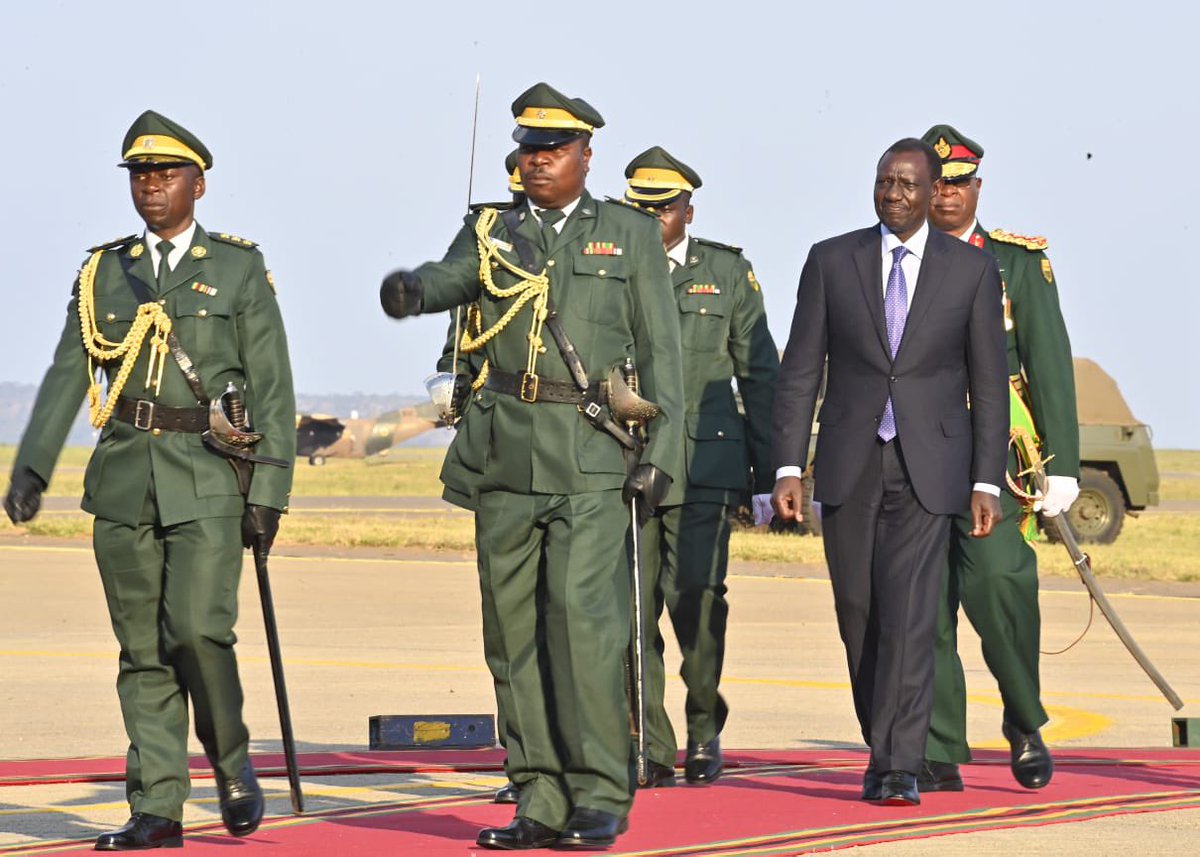 PRESIDENT Ruto arrives in Zimbabwe as chief guest for the 64th International Trade Fair in visit aimed at cementing bilateral ties.