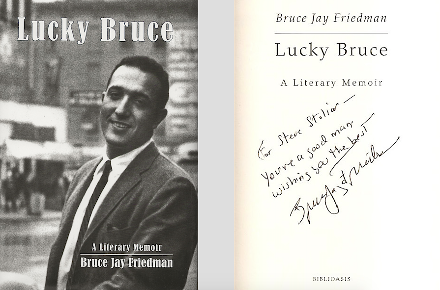 On this day in 1930, novelist/playwright/screenwriter Bruce Jay Friedman was born in The Bronx, New York. He's the man behind such works as 'Steambath,' 'The Heartbreak Kid,' and 'Stir Crazy,' amongst others. I was fortunate to have Mr. Friedman sign my copy of his 2011 memoir.